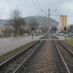 Lobeda West Straßenbahn Karl-Marx-Allee Blick nach Lobeda Ost TNetzbandt thib24