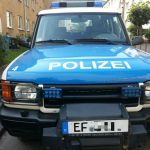 Polizei Jena Fahrzeug Range Rover Jeep Symbol 2TNetzbandt