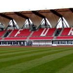 Westtribüne im Steigerwaldstadion Erfurt Foto Alexande Hein