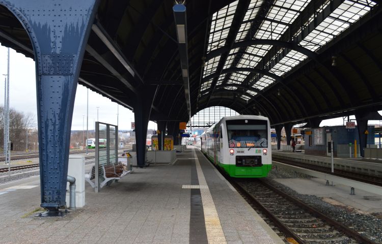 Zusätzliche Züge zwischen Gera und Hof