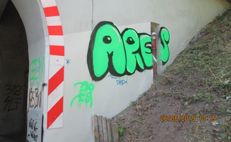 Saalfeld: Graffiti-Schmierereien entfernt