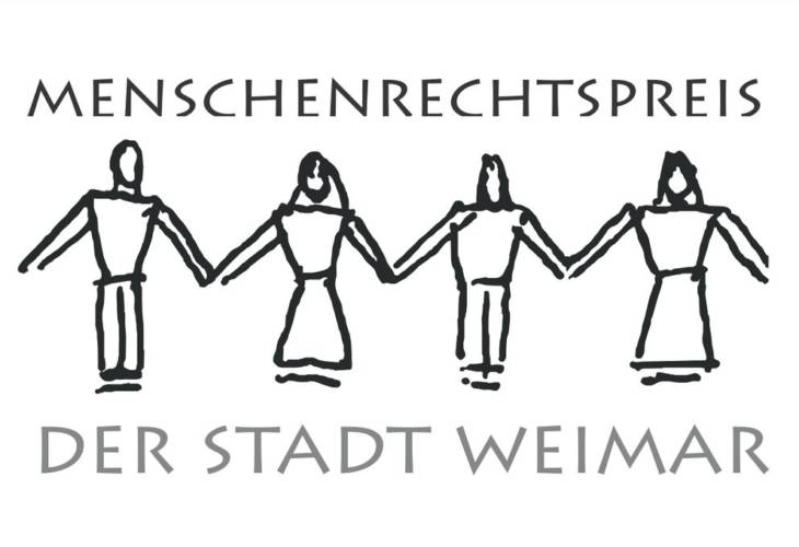 Logo des Menschenrechtspreises der Stadt Weimar (Quelle: Stadt Weimar)