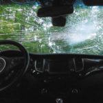 beschädigte Windschutzscheibe