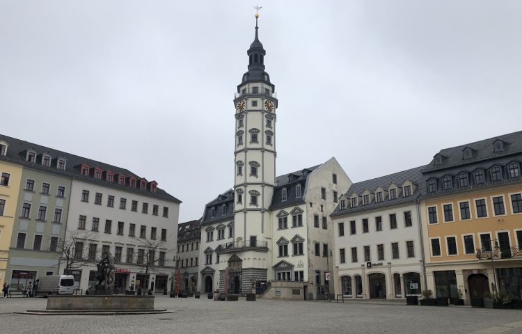 Gera: Carillon-Konzert vom Rathausturm
