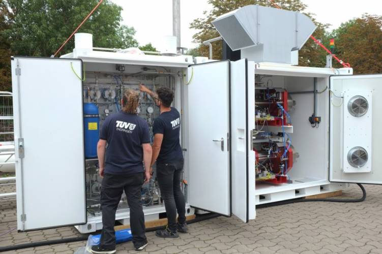 TÜV Thüringen prüft Sicherheit von Wasserstofftankstellen Made in Nordhausen