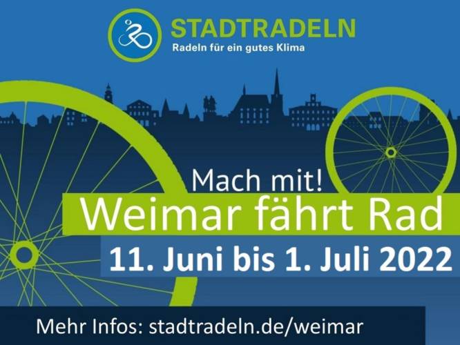 Weimar: Stadtradeln 2022 starten am 11. Juni